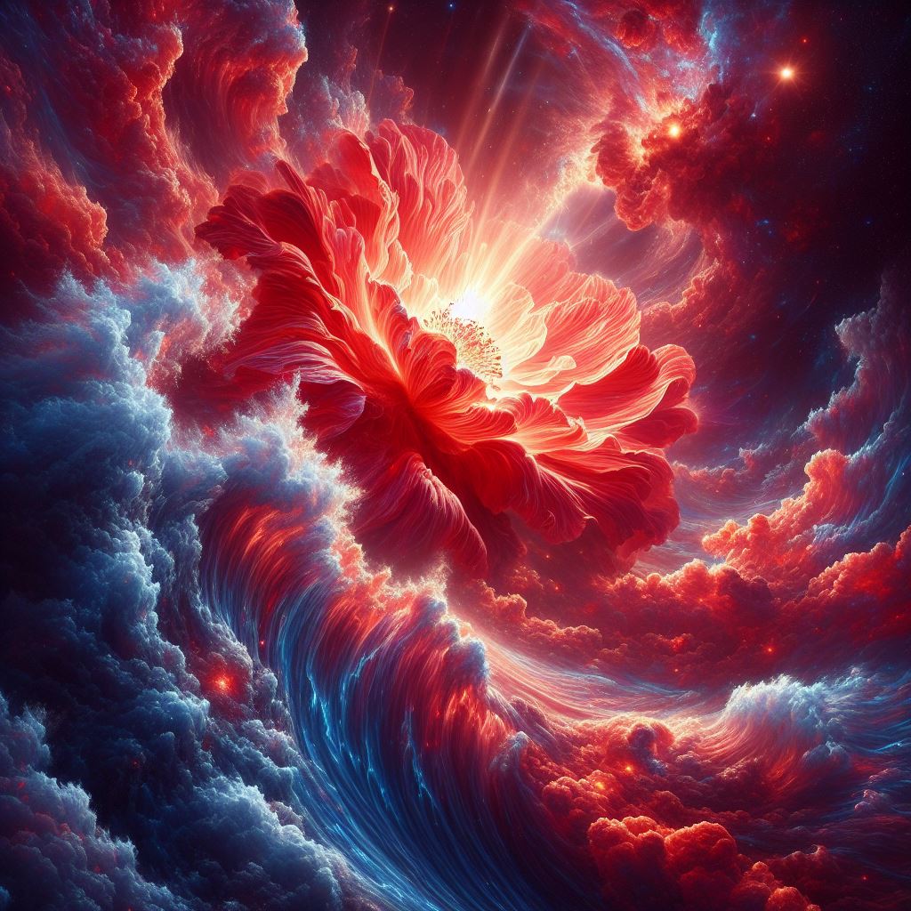 DALL·E prompt: The Great Wave : "Blossoming Cataclysm" Photorealistic : State-of-the-art photor...