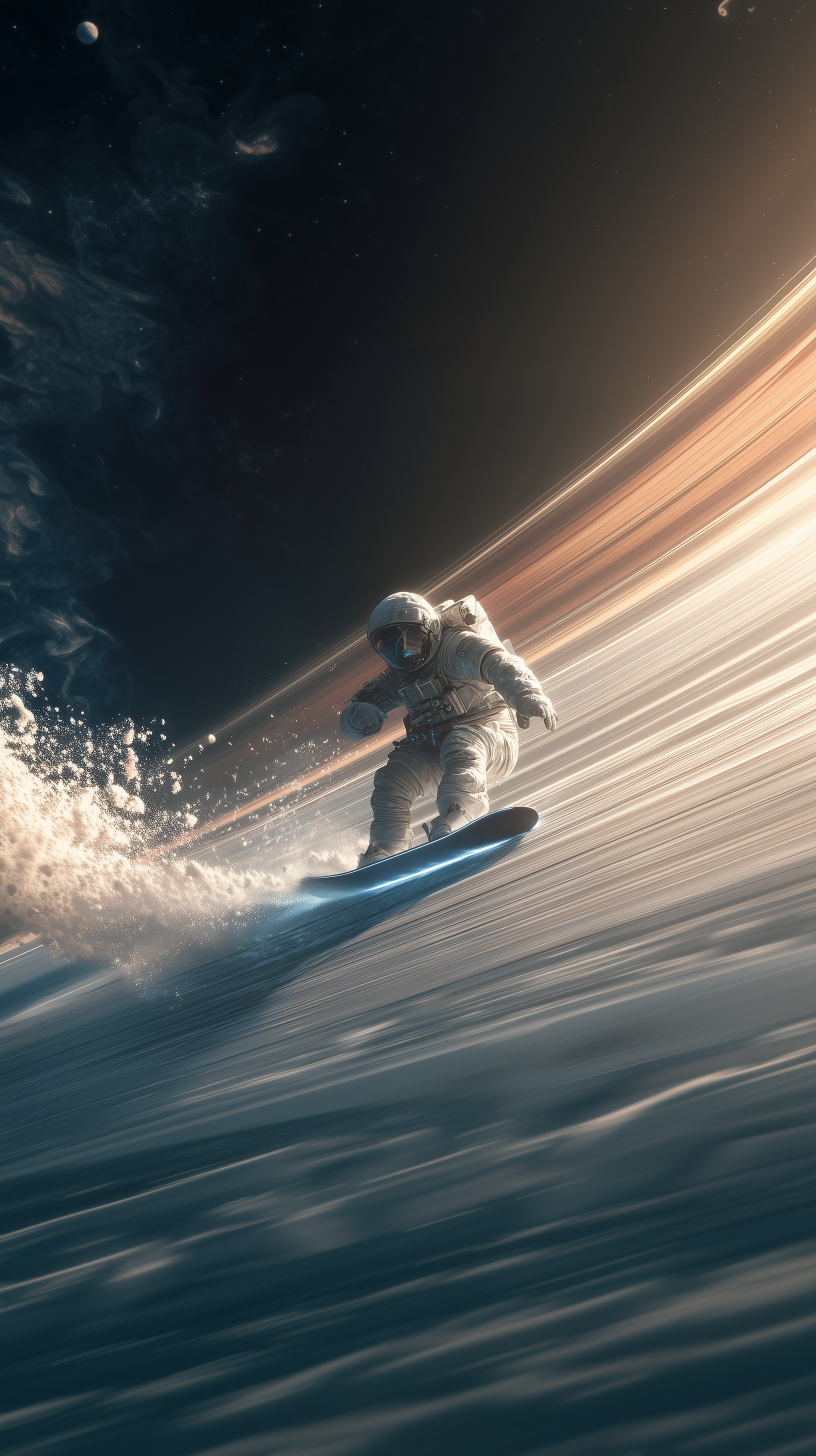 Midjourney prompt: hyper-realistic cinematic sci-fi aesthetic, IMAX-grade, extreme dynamic angle sh...