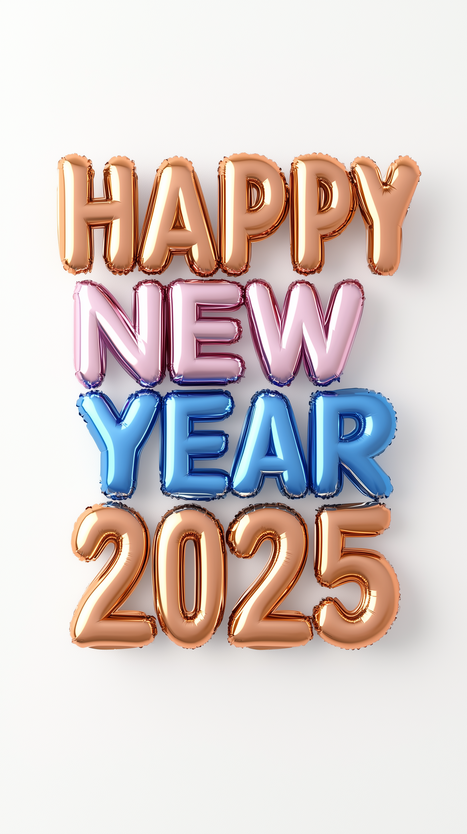 Midjourney prompt: photorealistic, high resolution rendering, balloon of lettering, "HAPPY NEW YEAR...