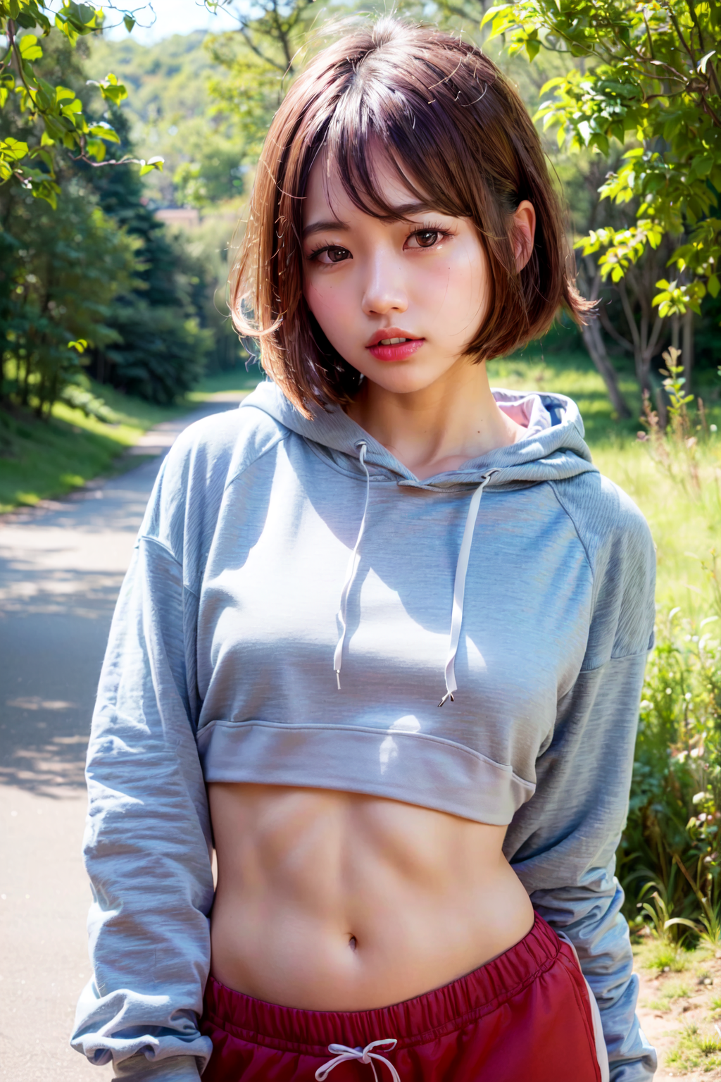 ChilloutMix prompt: (1 girl, full body), (beautiful Korean girl, kpop idol:1.5), (Cute Loose Bob hai...