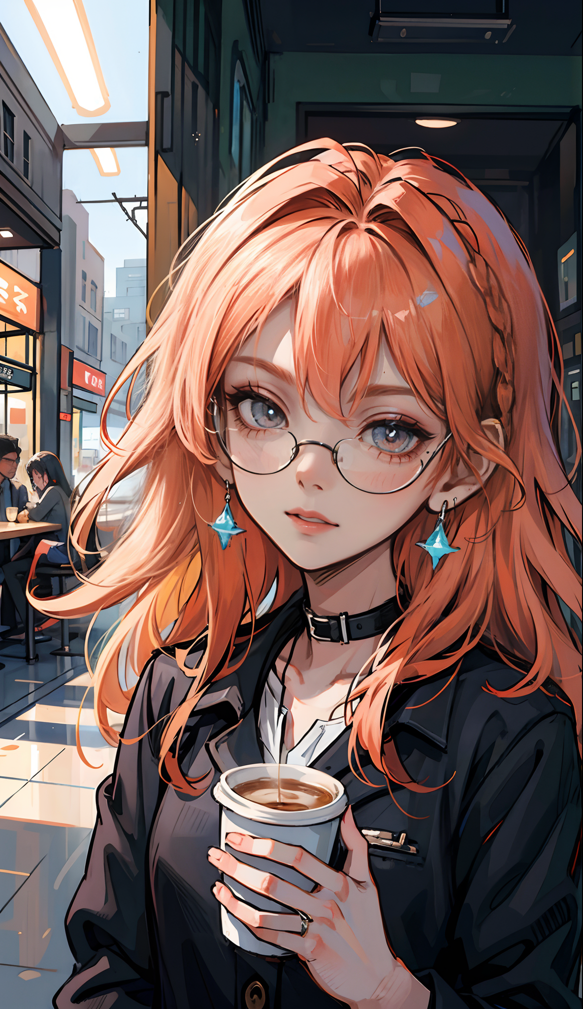 Stable Diffusion prompt: (masterpiece, concept art, portrait), hard brush, line visible, anime style, 1gi...