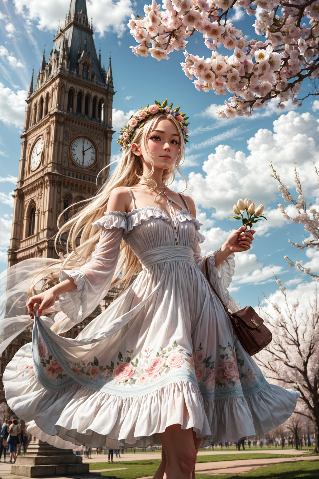 UnstableInkDream prompt: The personification of springtime <lora:add_detail:1>