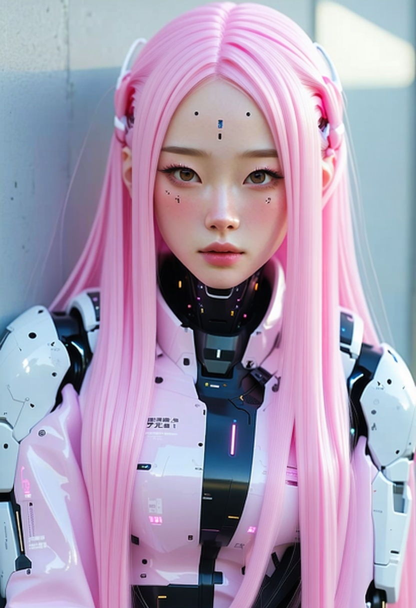 Stable Diffusion  prompt: Create a new image of this Japanese 'Princess Robot Bubblegum/Gyaru' Ninja Femal...