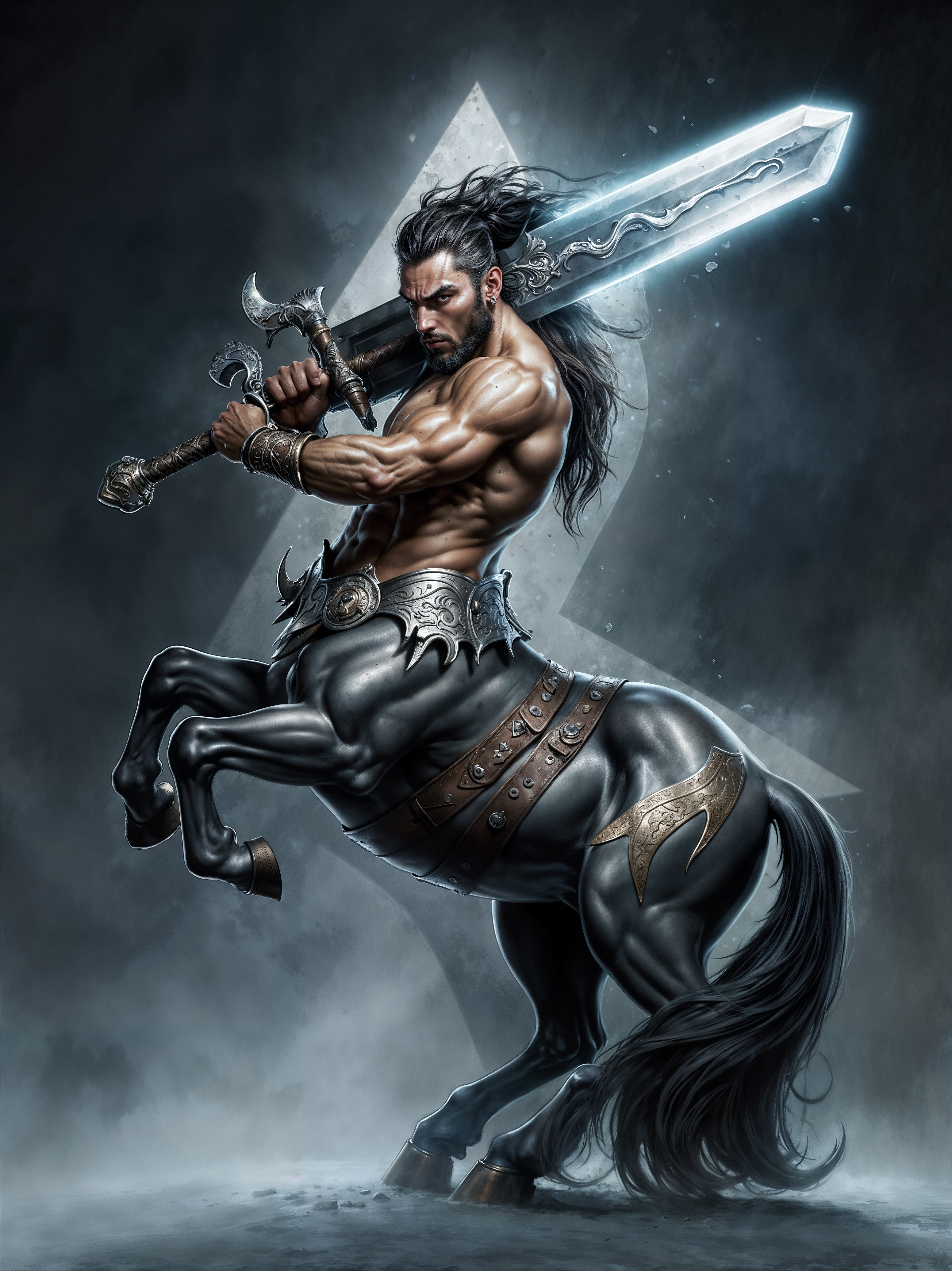 SD XL prompt: A stunning, high-definition 4k airbrushed illustration by artist Og Abel, featur...