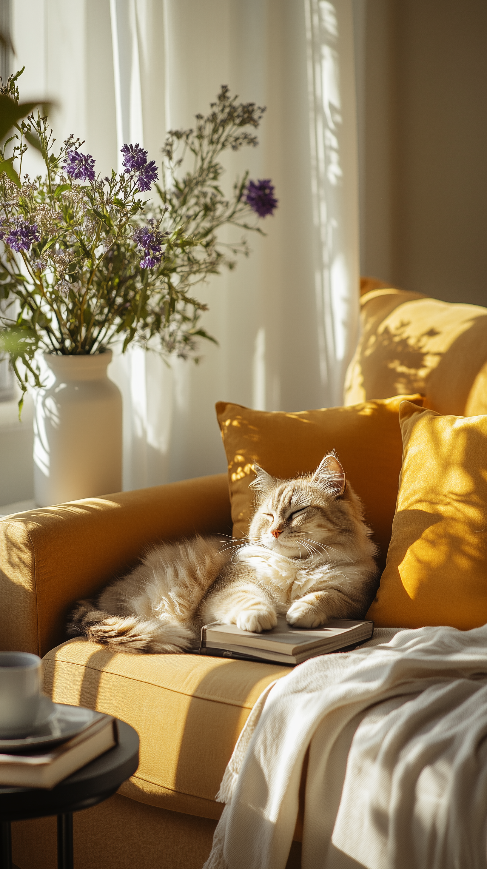 Midjourney prompt: photography, apartment living room, minimalistic, full-frame DSLR camera, color ...