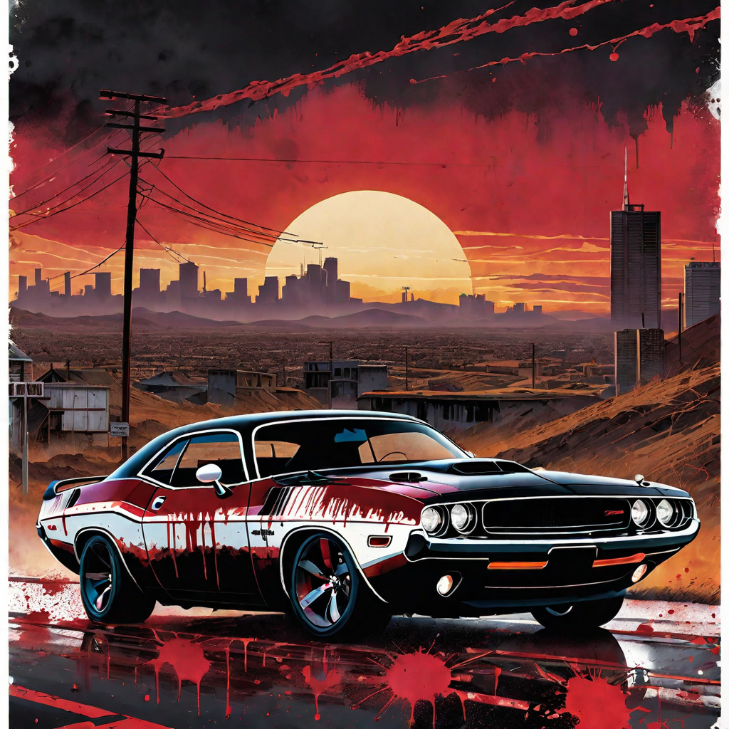 Stable Diffusion prompt: A Masterfully drawn (((comic Horror poster style))) for a (retrospective world) ...