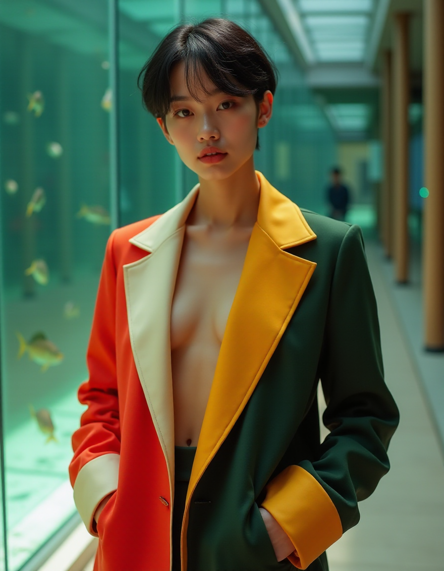 Flux.1-Dev (v1+v2) Flux.1-Schnell BNB NF4 prompt: High fashion photo of a 24-year-old Ladin-Taiwanese female chic fashion editor w...