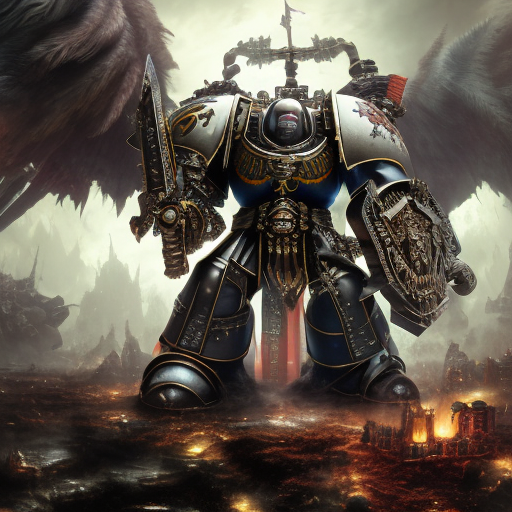 Openjourney prompt: warhammer 40k Dreadnoughts , warhammer 40k,gothic theme,photorealistic, raytraci...