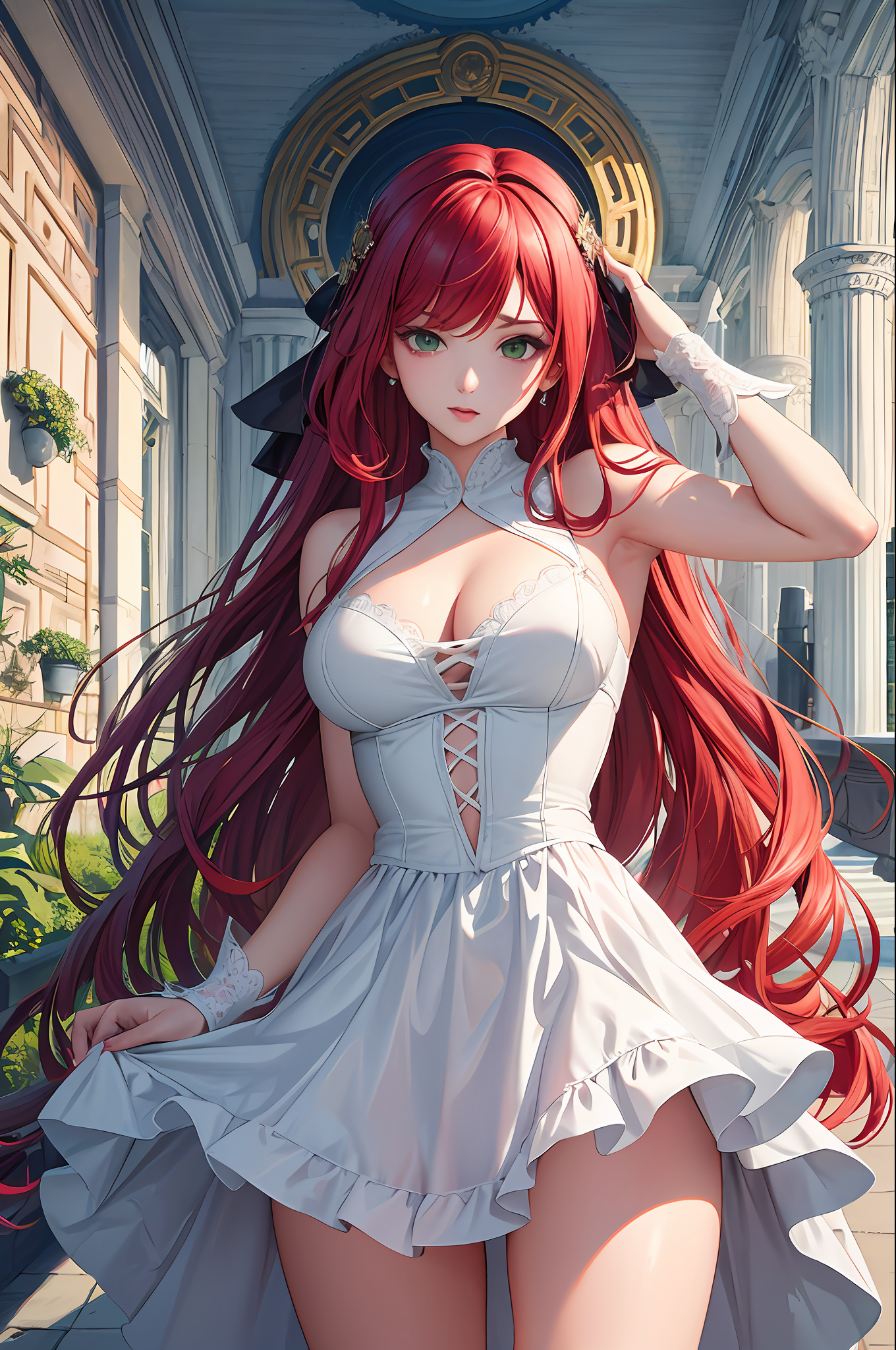 DosMix prompt: Channel the dynamic and polished style of Artgerm Lau to create a stunning illus...