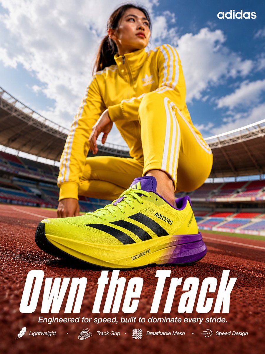 Athletic Shoe Stadium Poster